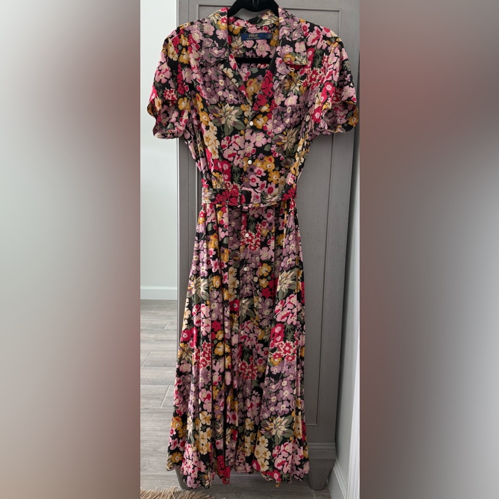 Ralph Lauren Polo Floral Dress. Size 8 - Picture 4 of 17
